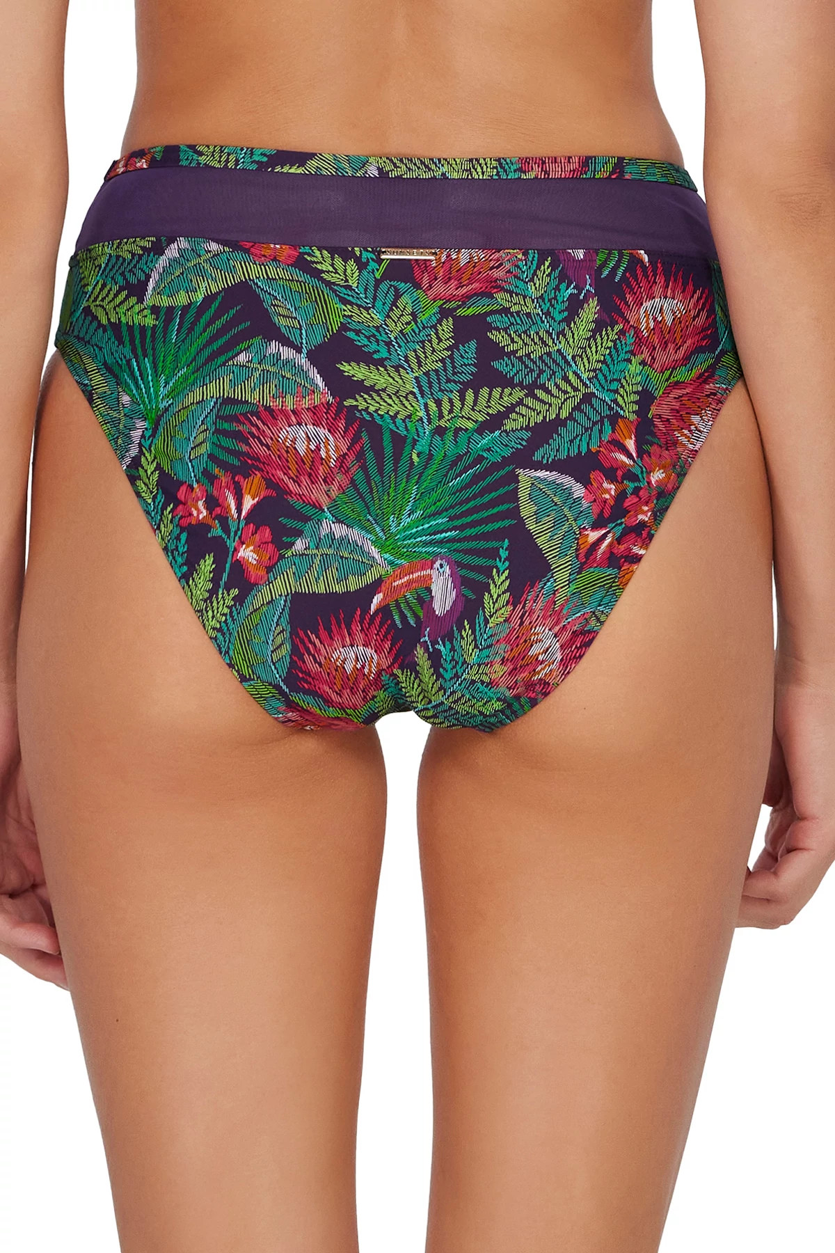 WELCOME TO RIO Annie High Waist Bikini Bottom image number 2