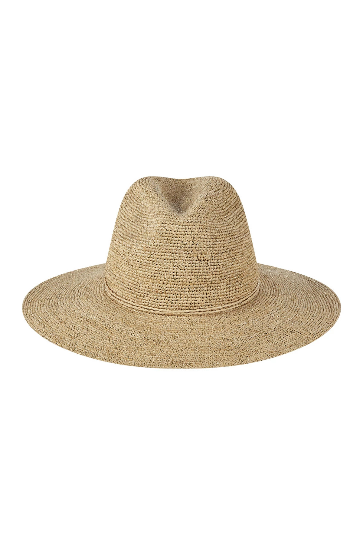 NATURAL/GOLD Brayden Panama Sun Hat image number 1