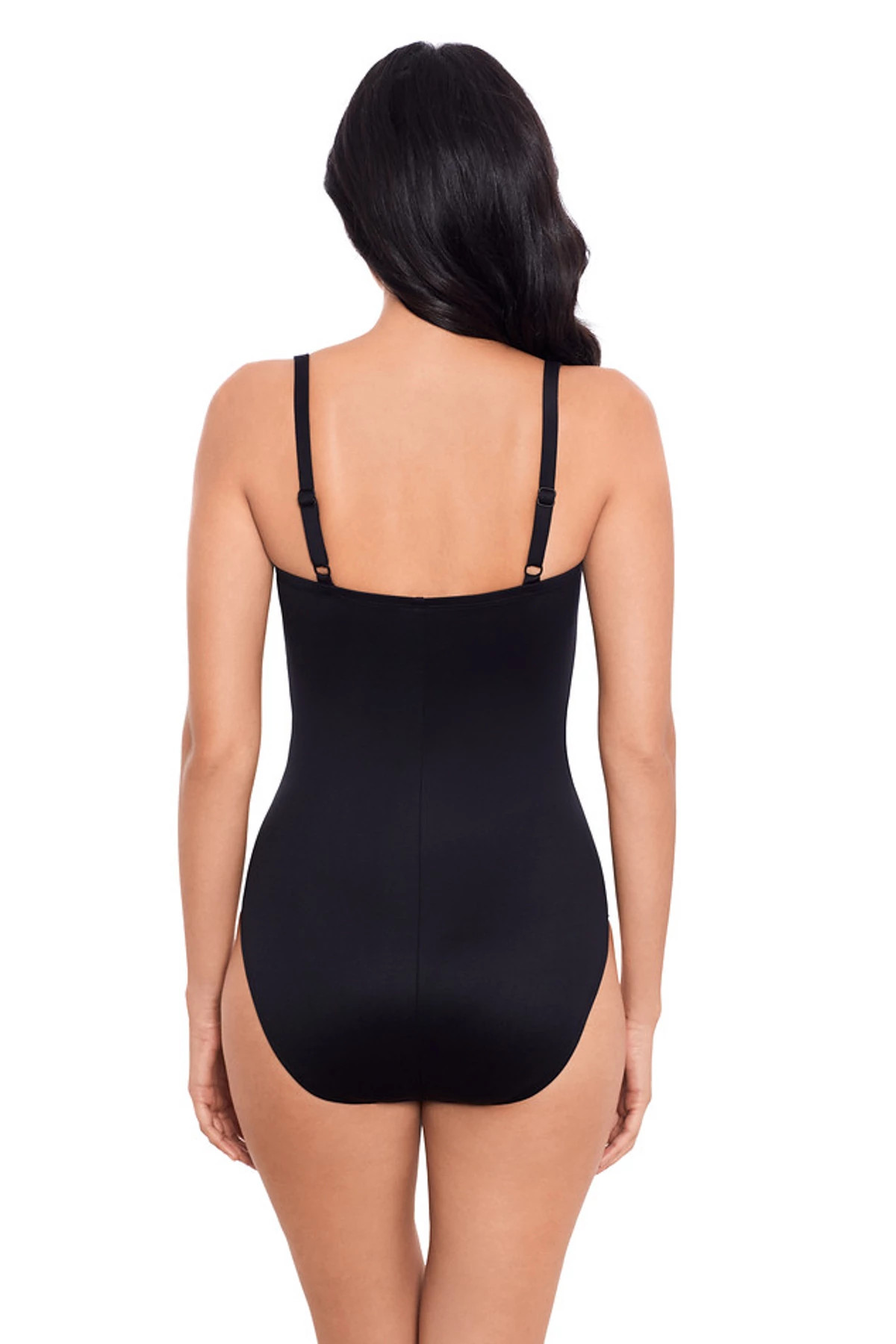 BLACK/WHITE Spectra Lyra One Piece Swimsuit image number 2