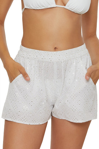 WHITE Mazarine Shorts