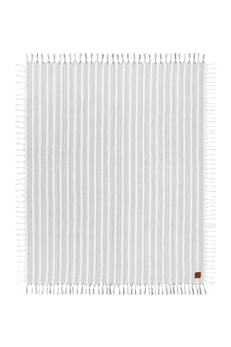 WHITE Dylan Stripe Towel