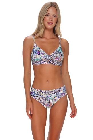 TIDE POOL TWIST Lyla Bralette Bikini Top