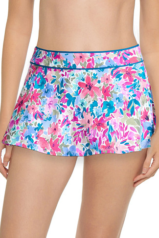 DUSTY LUPINE Skirted Bikini Bottom