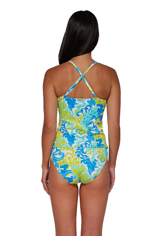 OCEAN MUSE SANDBAR RIB Simone Convertible Strap Tankini Top
