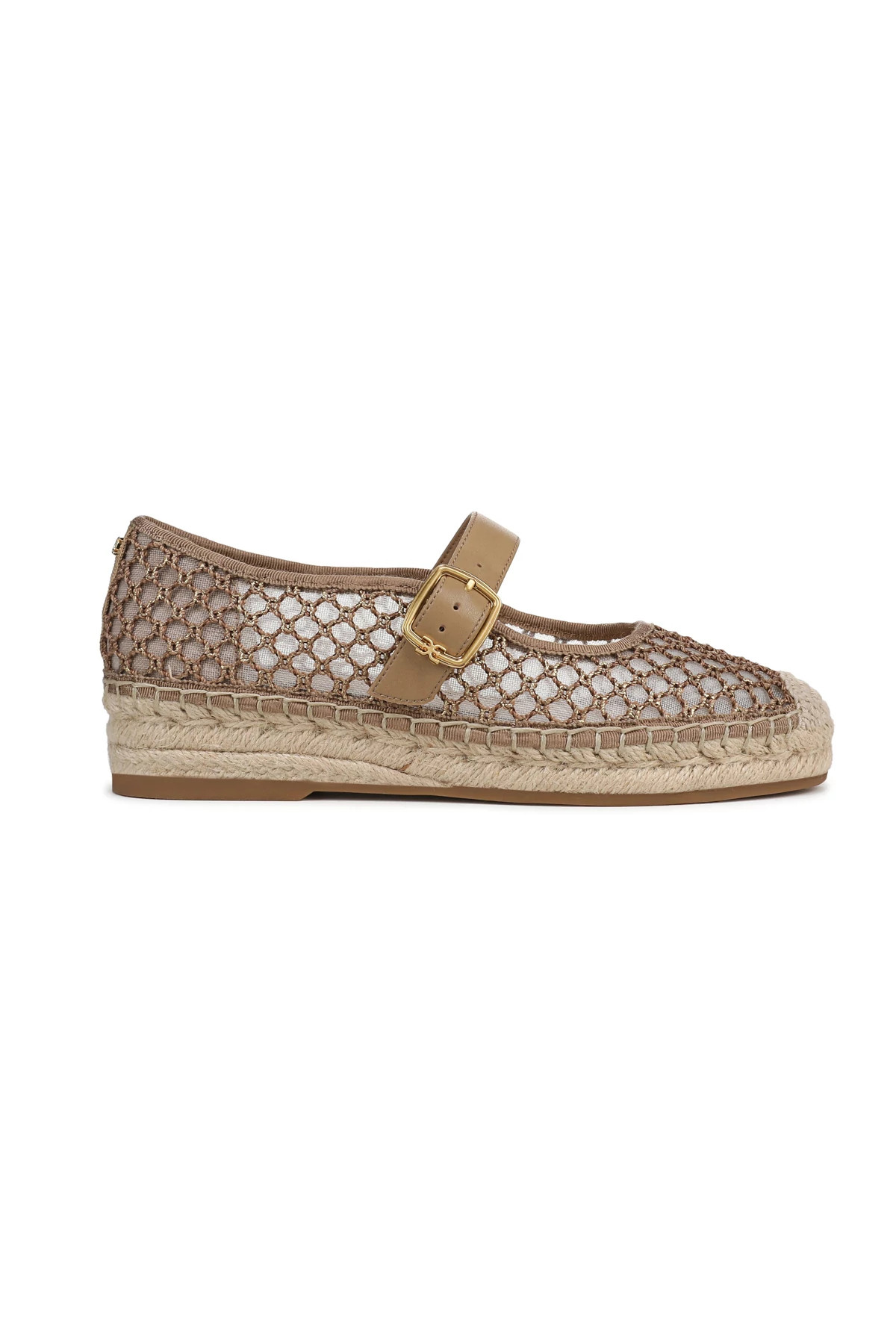 BRUSHED GOLD/CYPRUS TAN Mackiemesh Flats image number 2