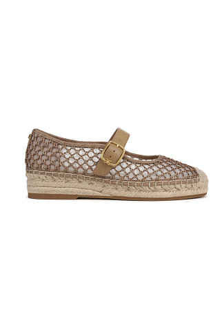 BRUSHED GOLD/CYPRUS TAN Mackiemesh Flats
