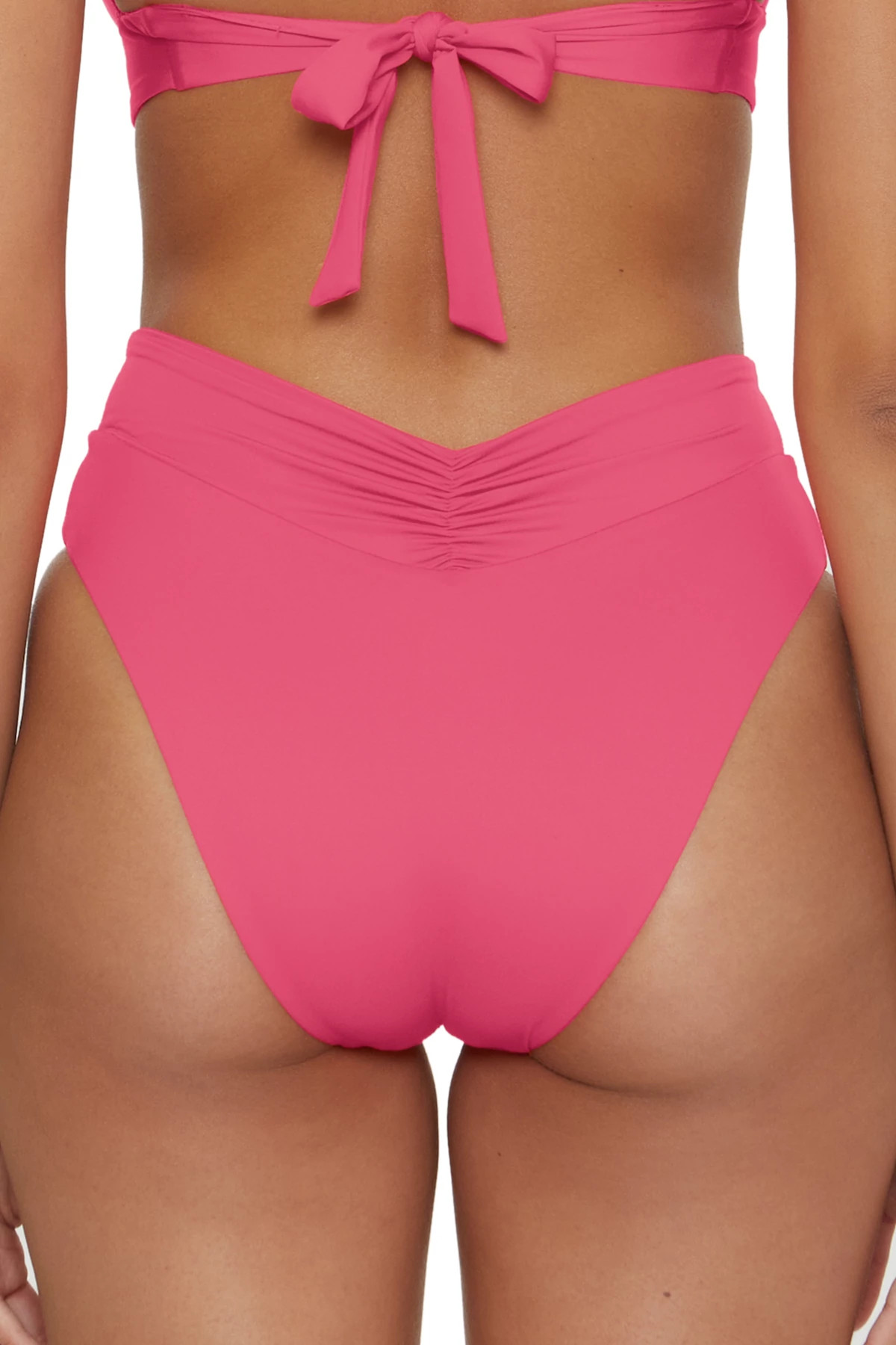 PINK AGATE Carolina High Waist Bikini Bottom image number 2