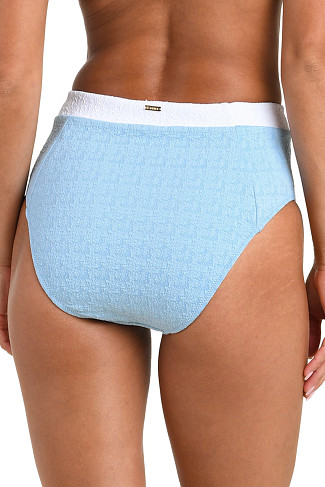 POWDER BLUE Vanessa High Waist Bikini Bottom