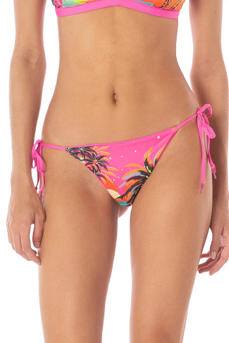 POPPY PINK Sunning Brazilian Bikini Bottom