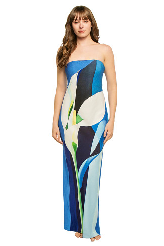 CALLA LILY Mora Strapless Maxi Dress