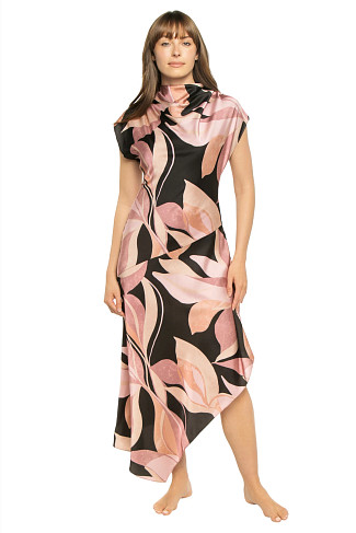 MOODY ABST FLORA Sally Midi Dress