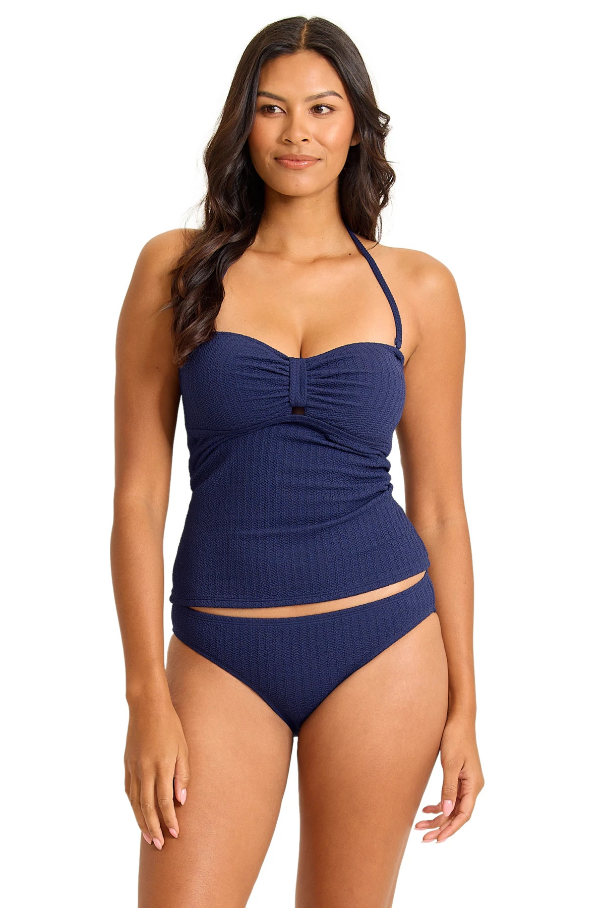 MARE NAVY Beachy Waves Bandeau Tankini image number 3