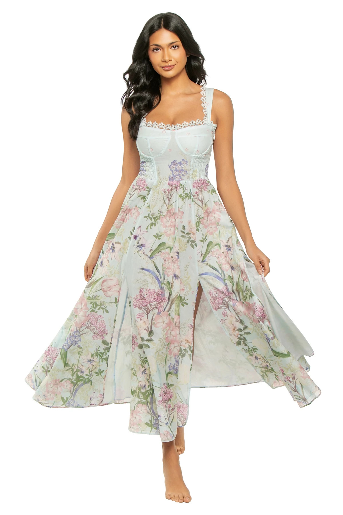 BLUE BOTANIC Crissy Midi Dress image number 3