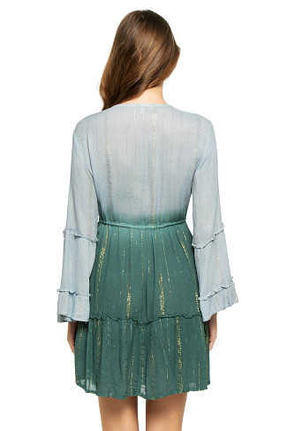 SEA LANDSCAPE Ombre Mini Dress