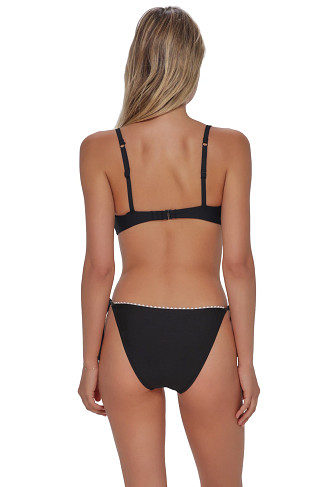 BLACK Pom Pom Sylvia Bralette Bikini To