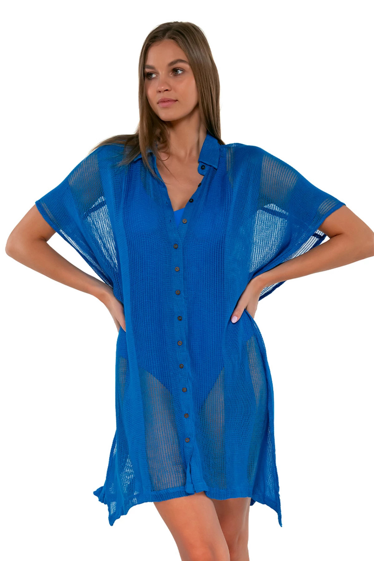 ELECTRIC BLUE Shore Thing Tunic image number 1