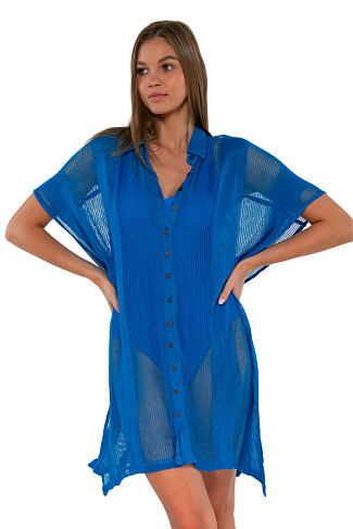 ELECTRIC BLUE Shore Thing Tunic