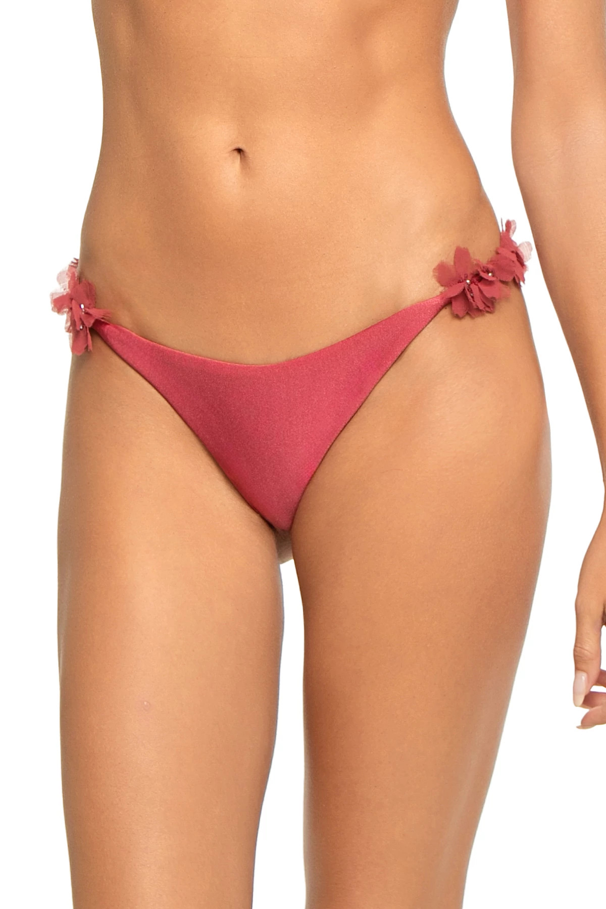 DARK PINK Sunstone Hipster Bikini Bottom image number 1