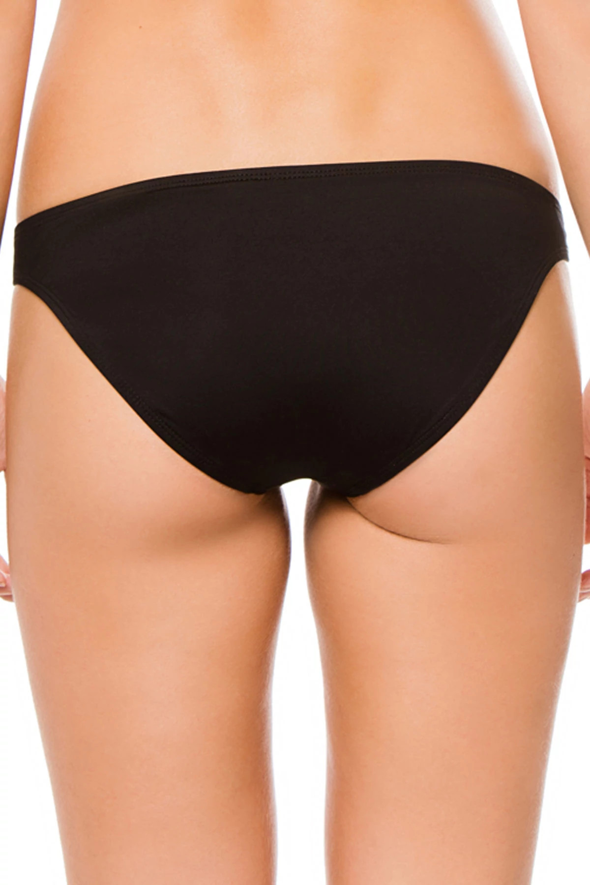 ECO BLACK Neutra Tab Side Hipster Bikini Bottom image number 2