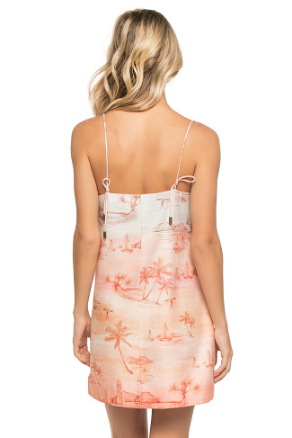 BLUE ORANGE Sunset Mini Dress