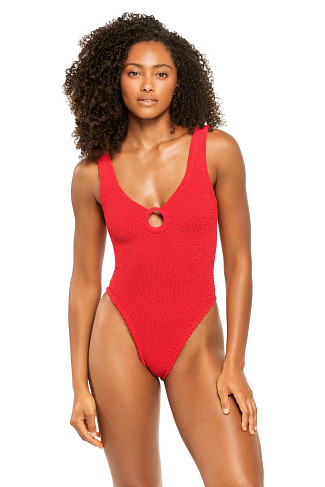 RED Celine Swim One Piece Swimsuit