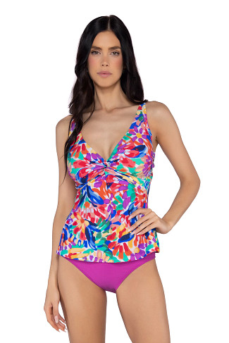 LIVING COLOR Forever Underwire Bra Tankini Top (D+ Cup)