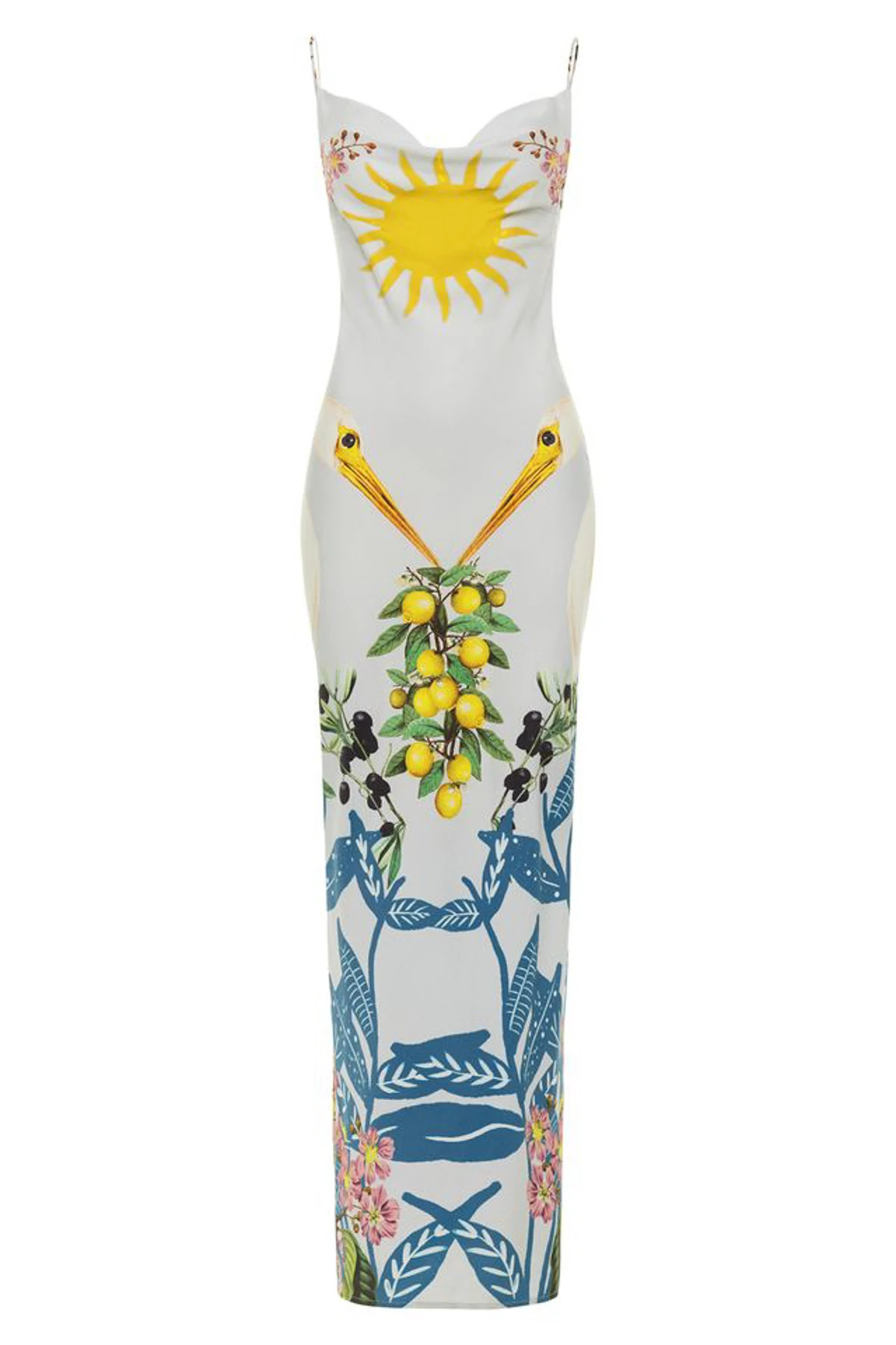 BIG HERON Maxi Slip Dress image number 3