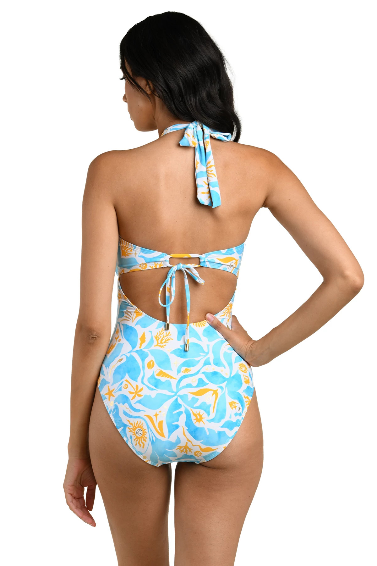 SKY Trinket Treasures Bandeau One Piece Swimsuit  image number 4