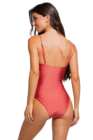 POPPY Plunge One Piece Swimsuit