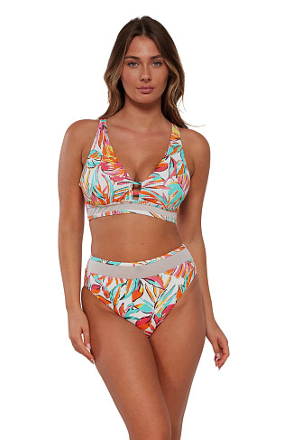 PALM SERENADE SANDBAR RIB Danica Underwire Bikini Top (D+ Cup)