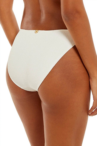 FIRENZE WHITE Fany Tab Side Hipster Bikini Bottom