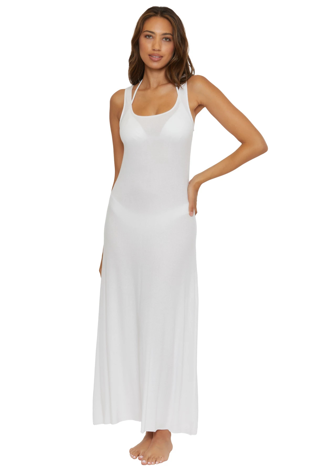 WHITE Mykonos Maxi Dress image number 1