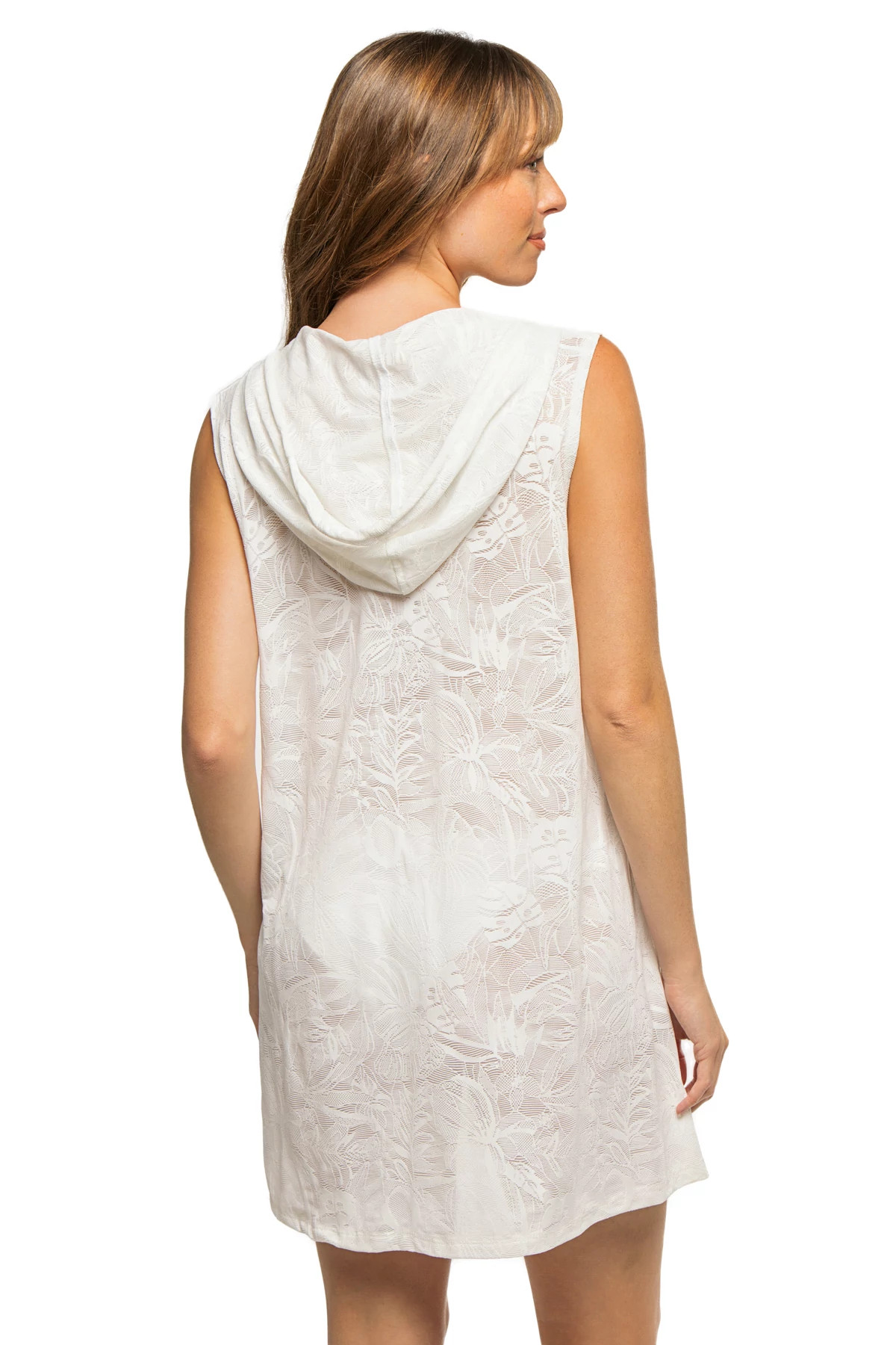 WHITE Rainforest Hooded Tunic image number 2