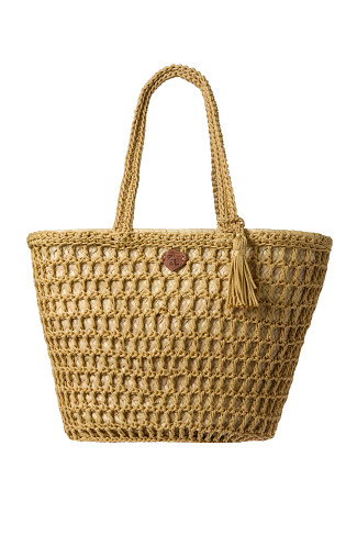 NATURAL Crochet Tote Bag