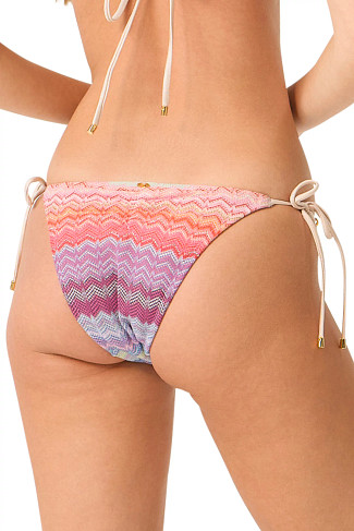 SUNKISSED Sunkissed Shimmer Chevron Bikini Bottom