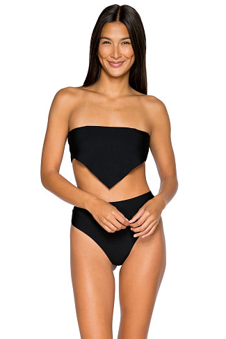 BLACK OUT Calypso Bandeau Bikini Top