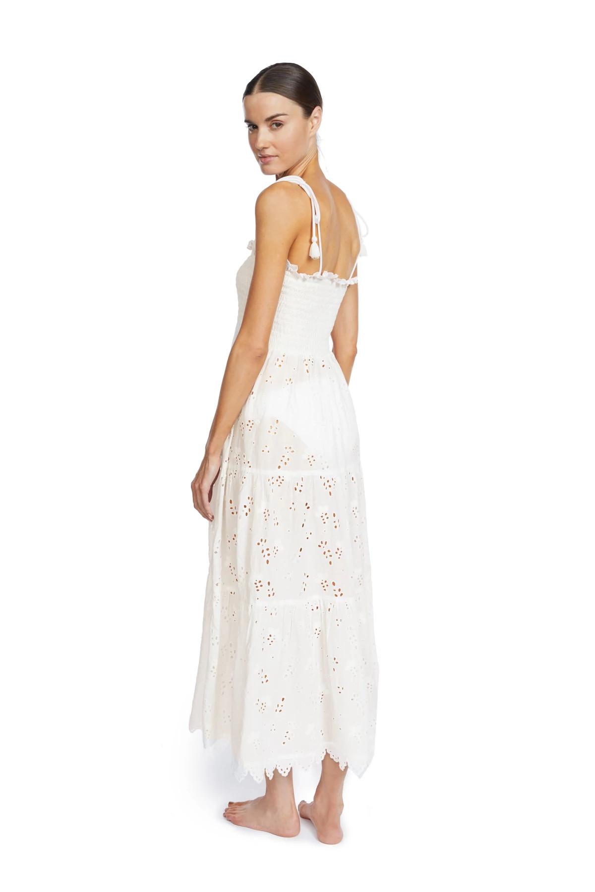WHITE Daisy Midi Dress image number 2