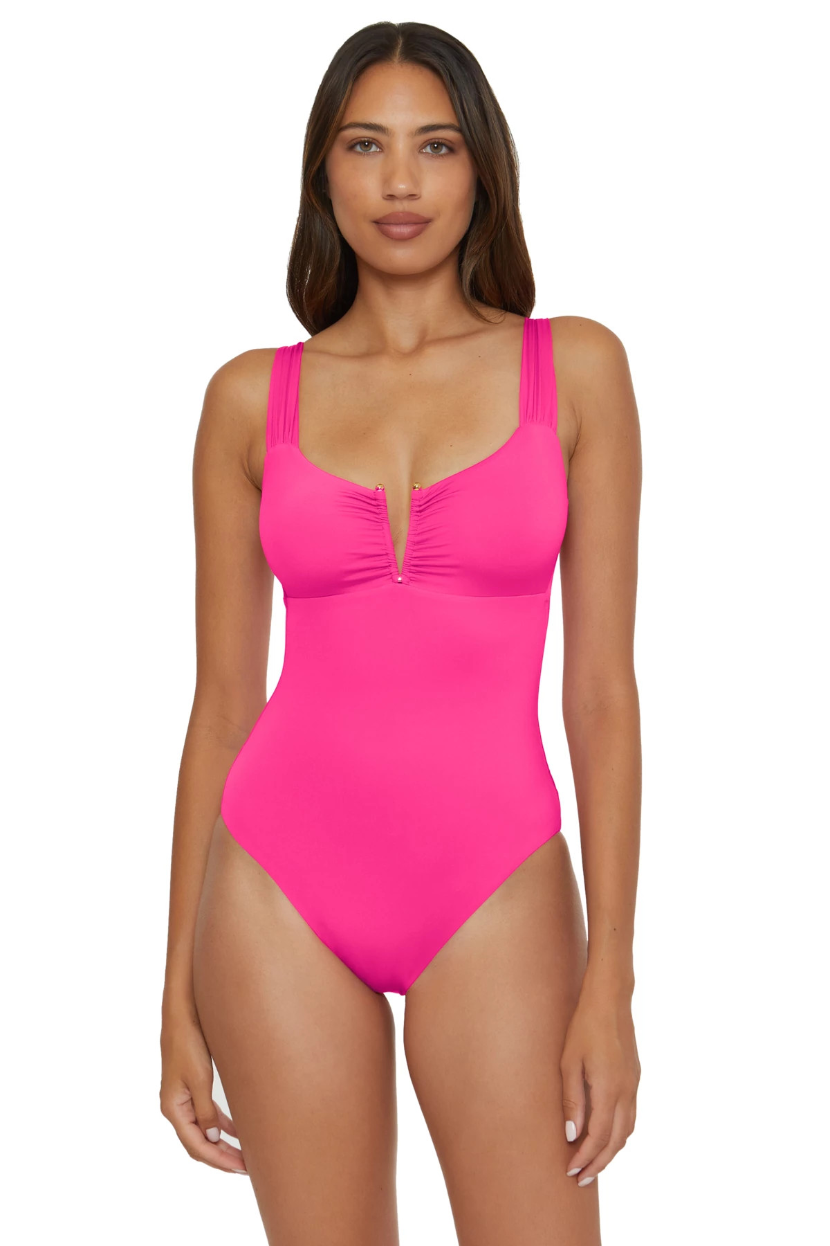 COSMOPOLITAN Viviana V-Front One Piece Swimsuit image number 1