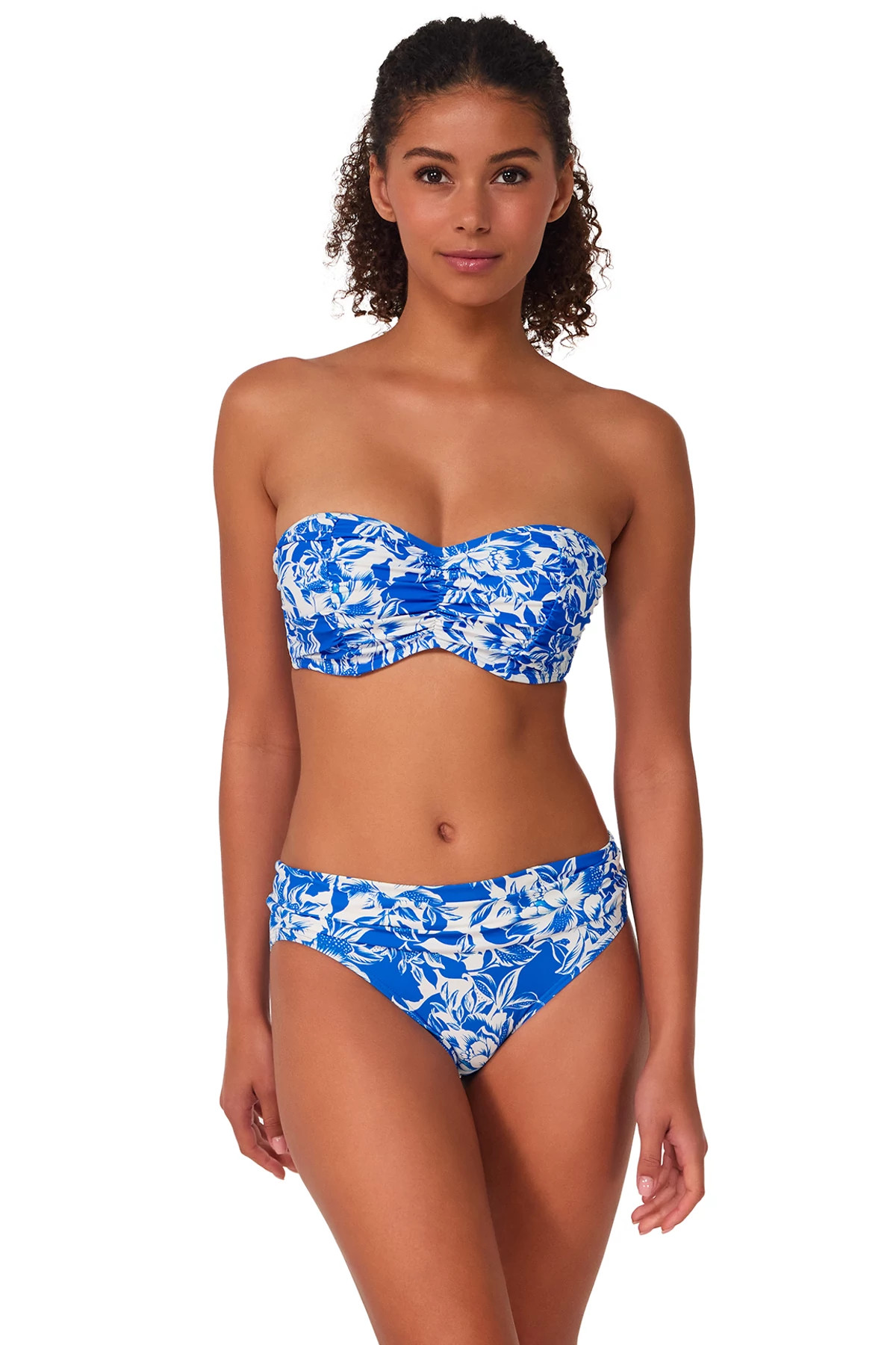 CHELSEA PETALS Loretta Bandeau Bikini Top (D+ Cup) image number 2