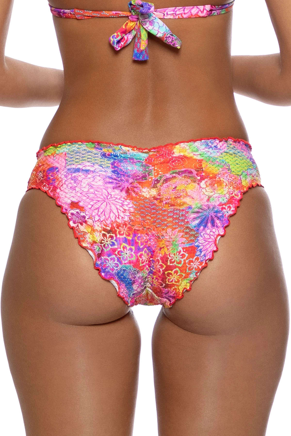 MULTI Blooming Spark Hipster Bikini Bottom  image number 2