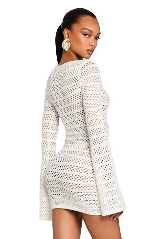 PORCELAIN Sophie Long Sleeve Mini Dress