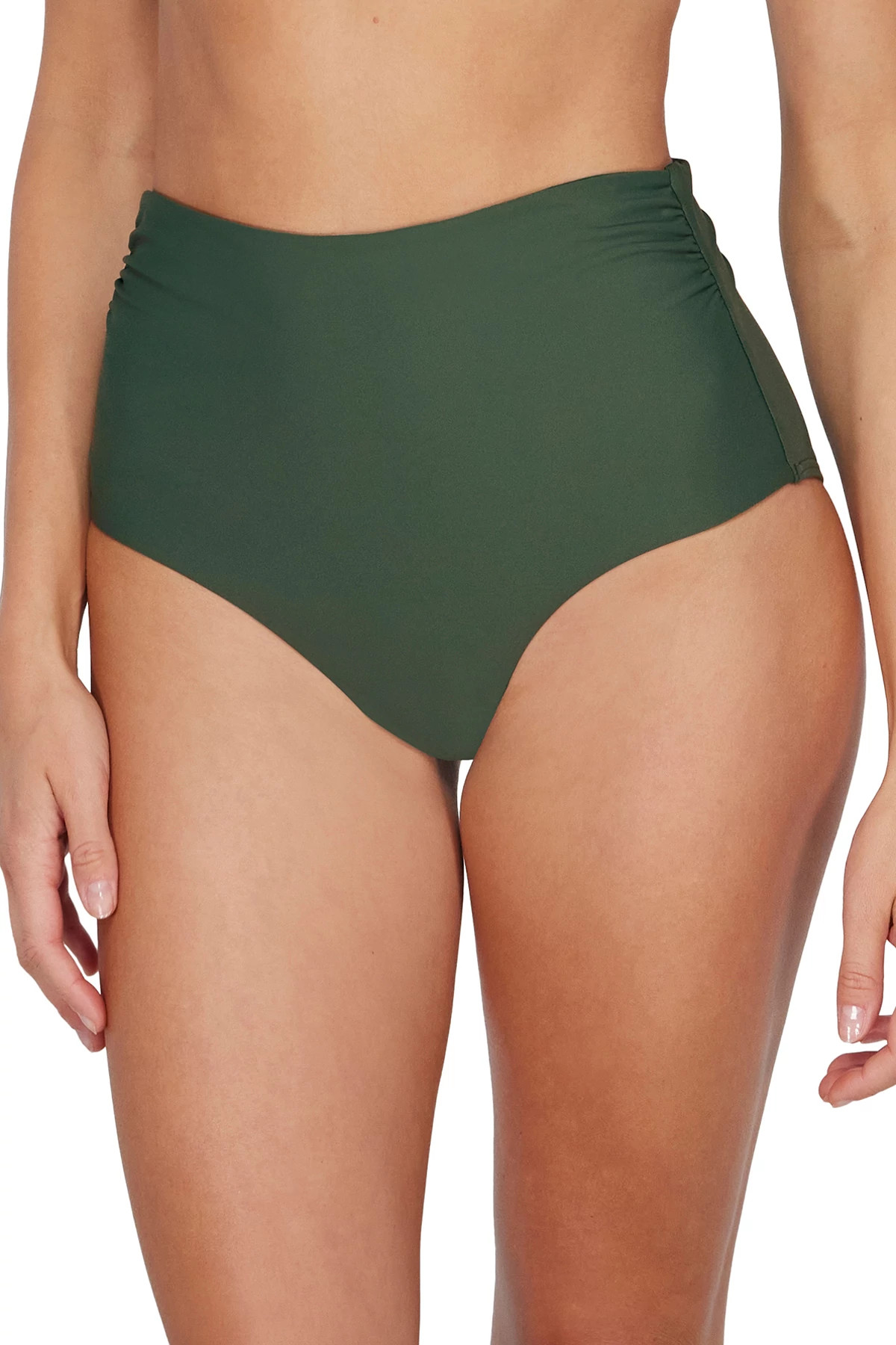 ISLAND GREEN Capri High Waist Bikini Bottom image number 1