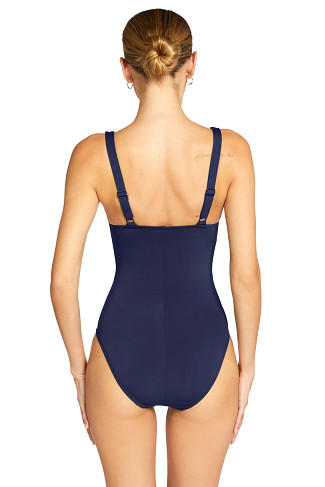 NAVY Ava Knot One Piece Swimsuit