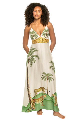 CHEETAH PALM Star Maxi Dress