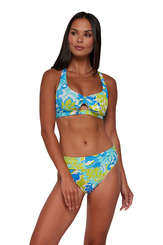 OCEAN MUSE SANDBAR RIB Brandi Bralette Bikini Top