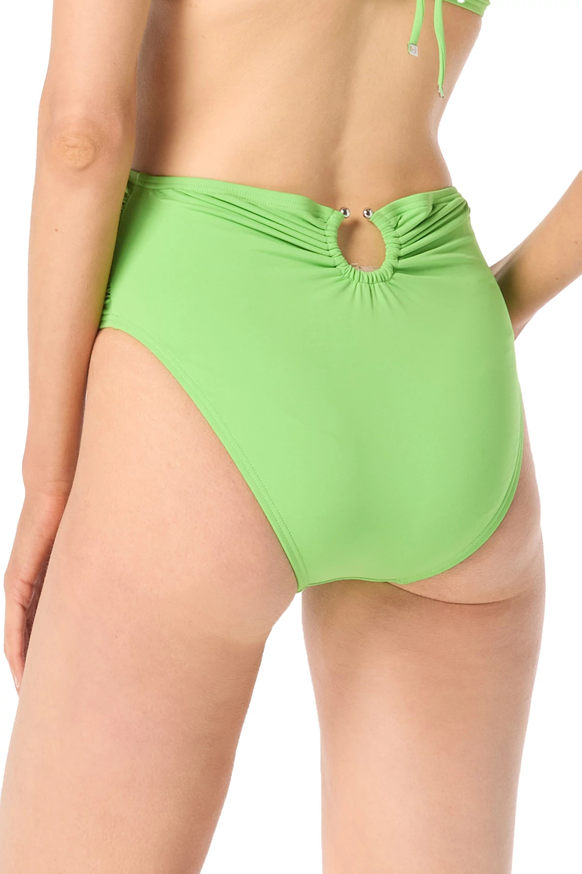 GREEN APPLE High Waist Bikini Bottom image number 2