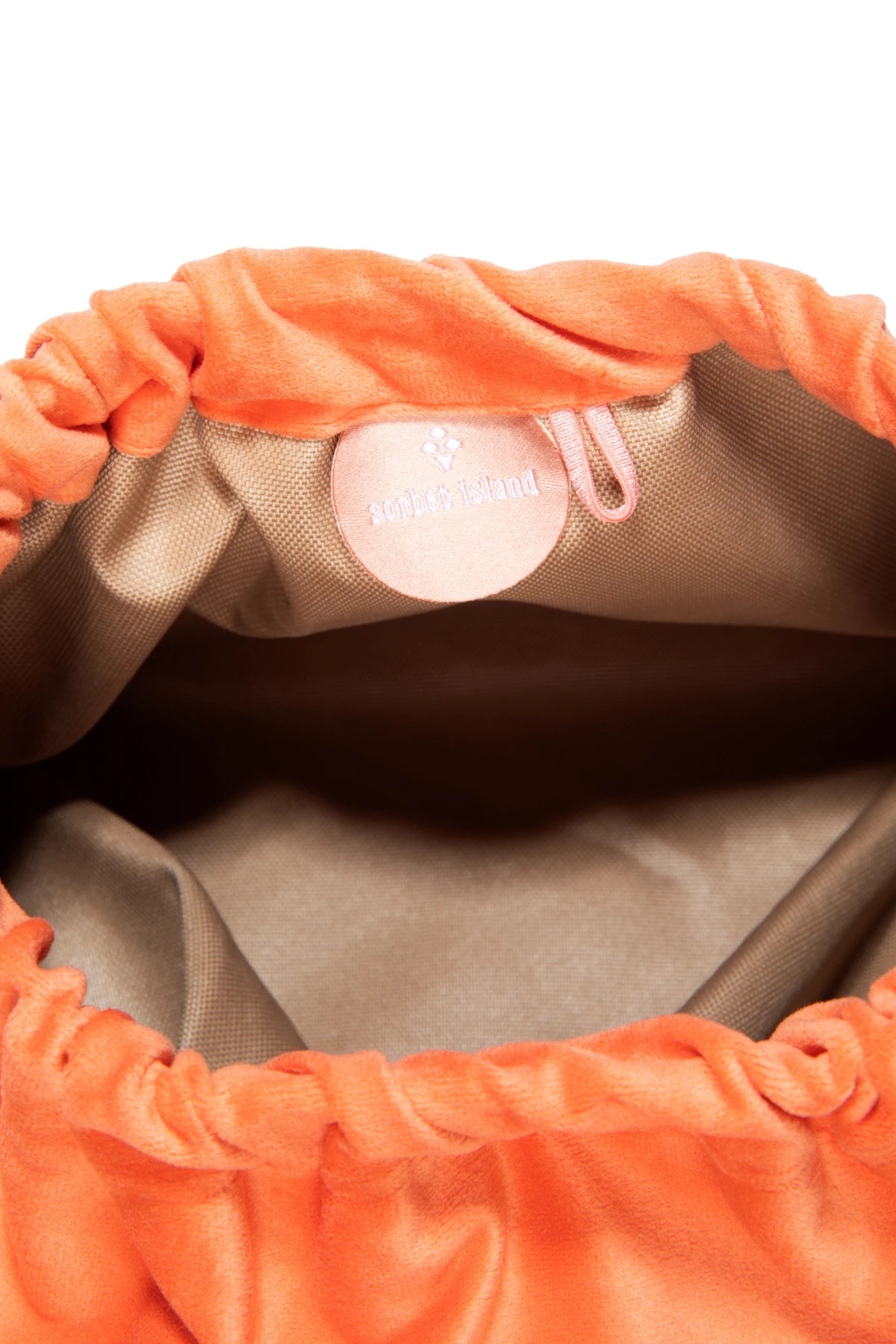 ORANGE It Is What It Is Ruched Clutch image number 3