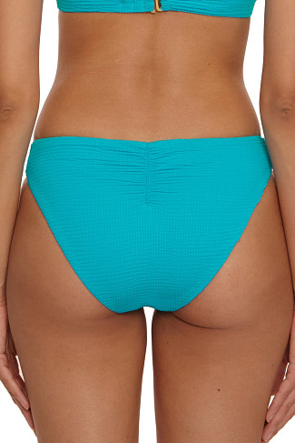 TURQUOISE Nashville Textured Hipster Bikini Bottom