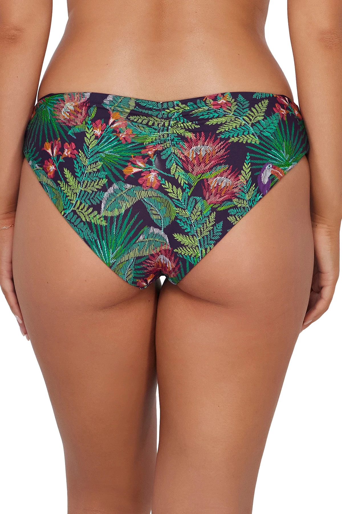 WELCOME TO RIO Alana Reversible Hipster Bikini Bottom image number 3