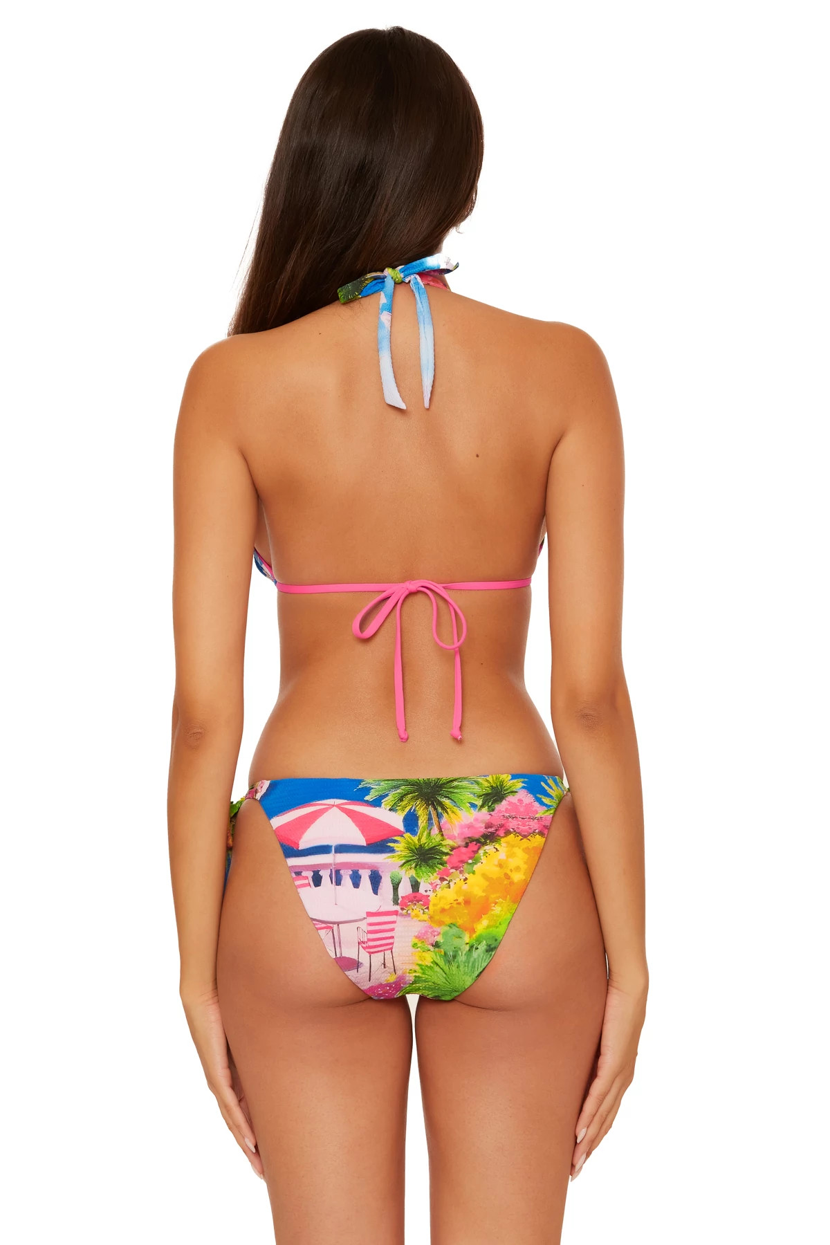 MULTI Cheryl Reversible Triangle Bikini Top image number 3